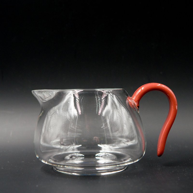 赤いミルク - 遅いスローカップから大きなガラスホール以来 - 急須・ティーカップ - ガラス 