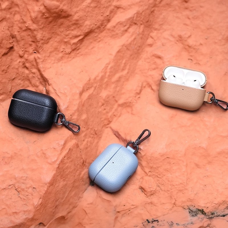 EXQUISITE | AirPods Pro 3 高級牛皮保護殼 - AirPods/耳機保護套 - 塑膠 