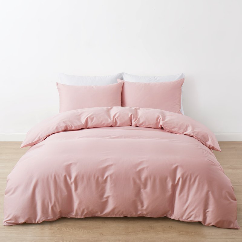 Momomi Anti-Allergy Bedding Set (Peach) - Bedding - Cotton & Hemp Pink