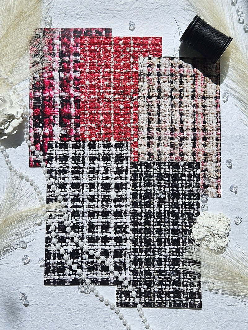 F/W tweed background paper - 貼紙 - 紙 