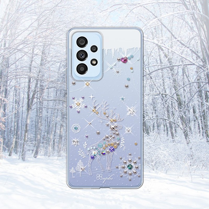 Samsung Galaxy A53 5G 輕薄軍規防摔彩鑽手機殼-魔法麋鹿 - 手機殼/手機套 - 其他材質 多色