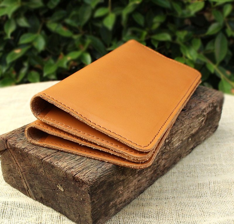 Wallet - My Soft - Tan (Genuine Cow Leather) / Leather Wallet / Long Wallet - Wallets - Genuine Leather 