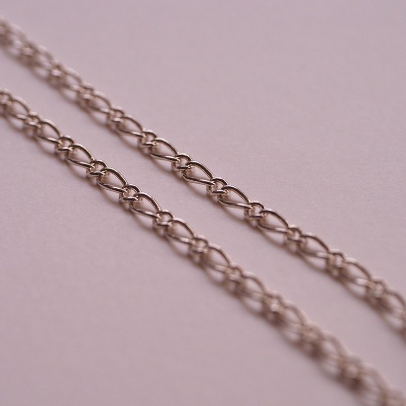 Yiyuan size chain sterling silver chain 2.7mm 18 inches 20 inches 22 inches 24 inches - Necklaces - Silver Silver