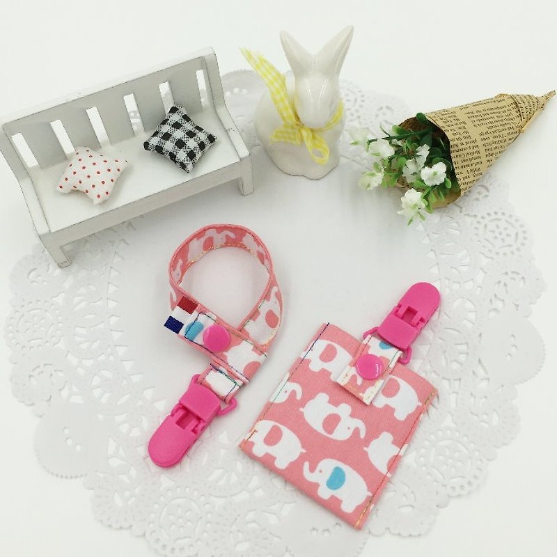 C58-Pacifier chain + Pingfu bag value concession package Miyue must vanilla pacifier to send name - Baby Bottles & Pacifiers - Cotton & Hemp 