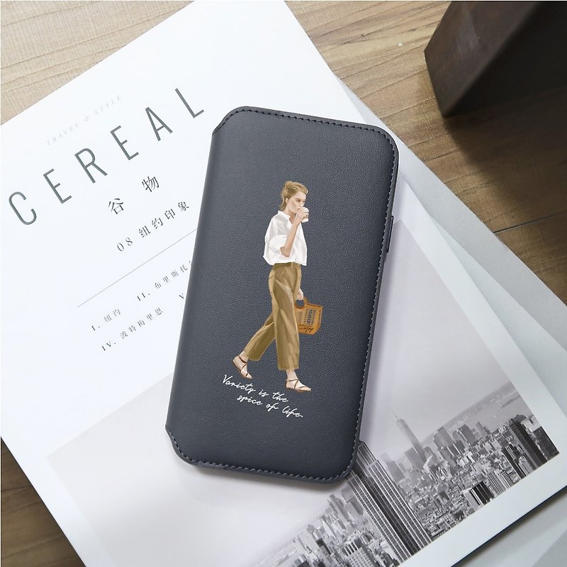 iphone case for 11 ,11 max,SE2,12,12 mini  Perfect girl flip leather phone case - Phone Cases - Plastic Blue