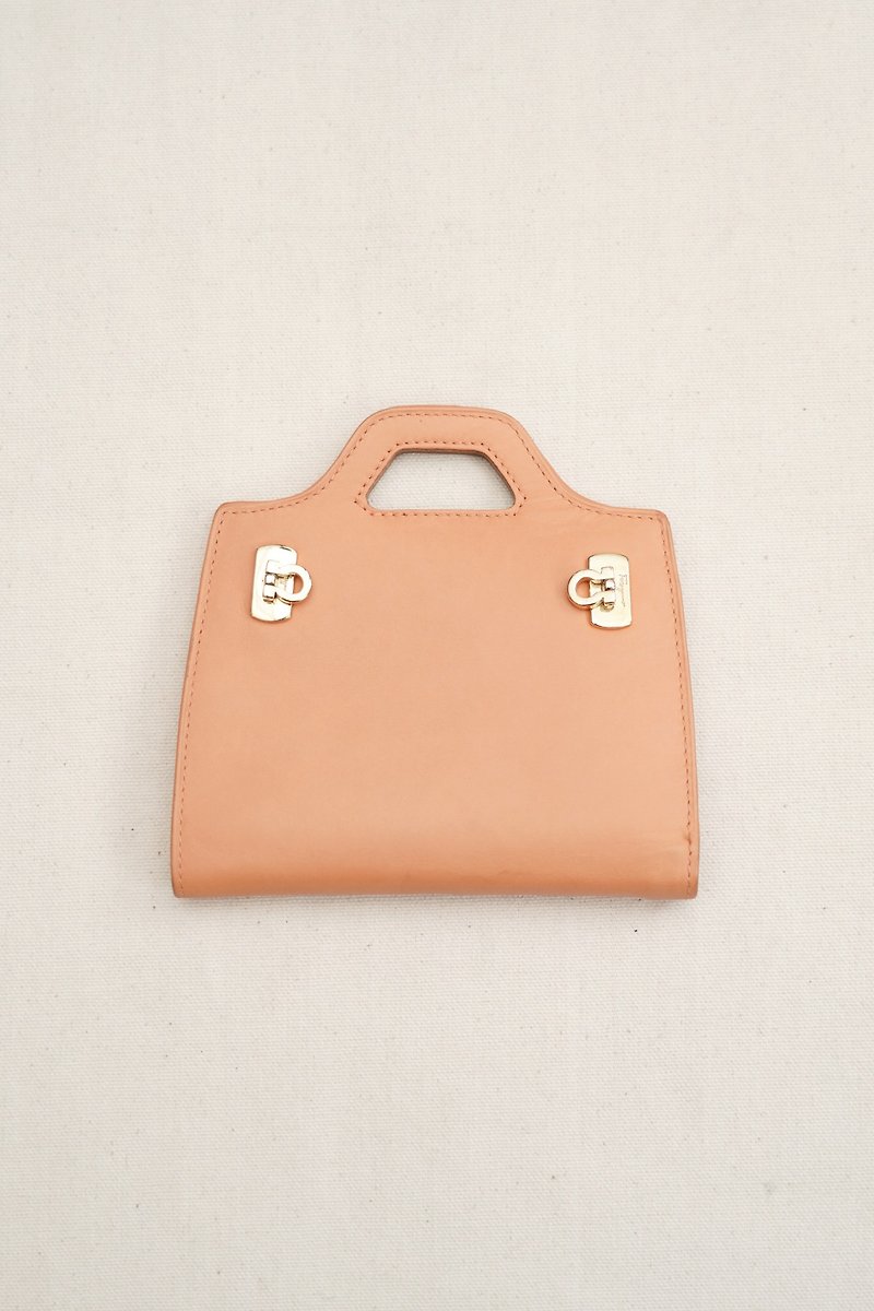 A ROOM MODEL - Salvatore Ferragamo orange bag clip - Messenger Bags & Sling Bags - Genuine Leather Orange