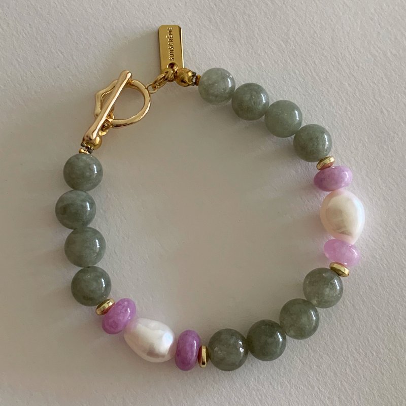 WEALTH & PROSPERITY BRACELET: JADEITE - 手鍊/手環 - 石頭 