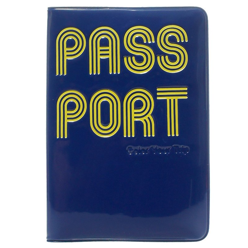 Rollog Classic Passport Holder (Navy blue) - ที่เก็บพาสปอร์ต - พลาสติก 