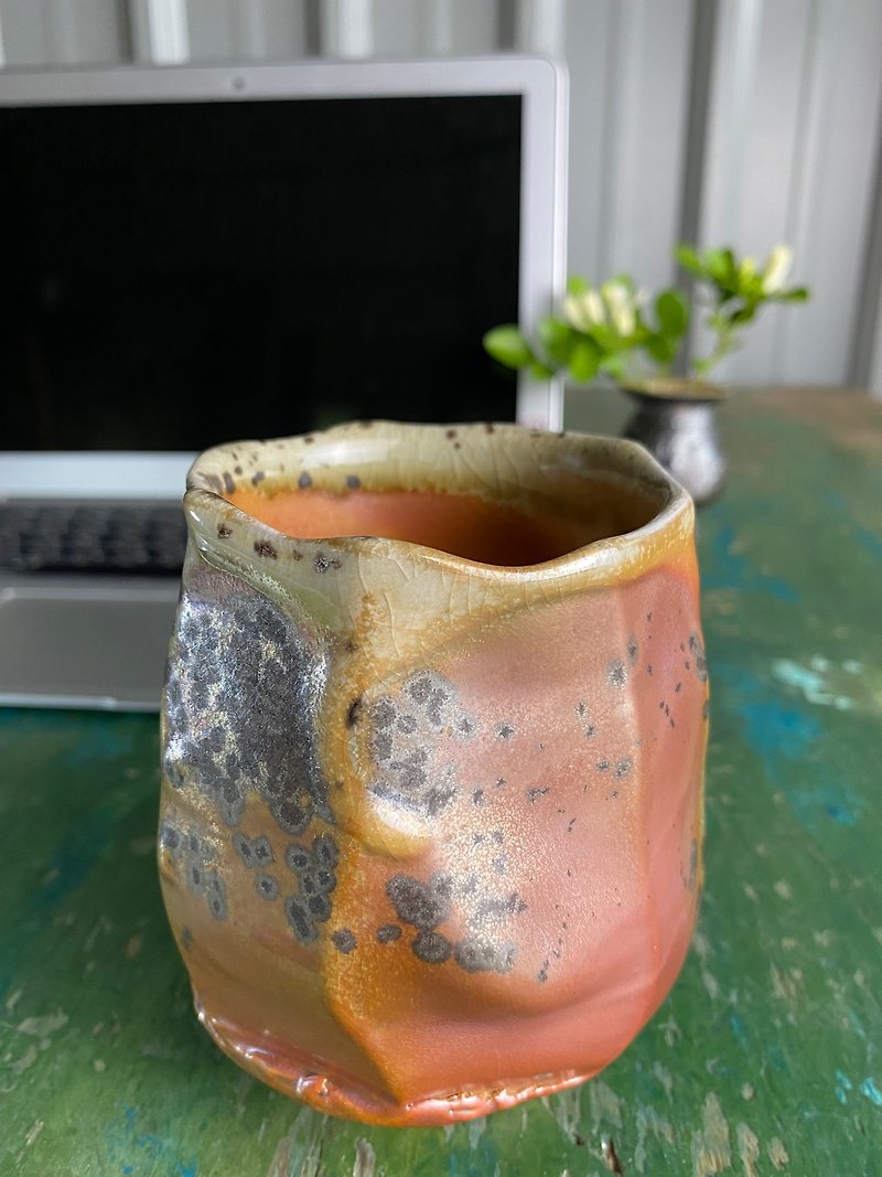 Wood-fired handmade mug change series - Cups - Pottery 