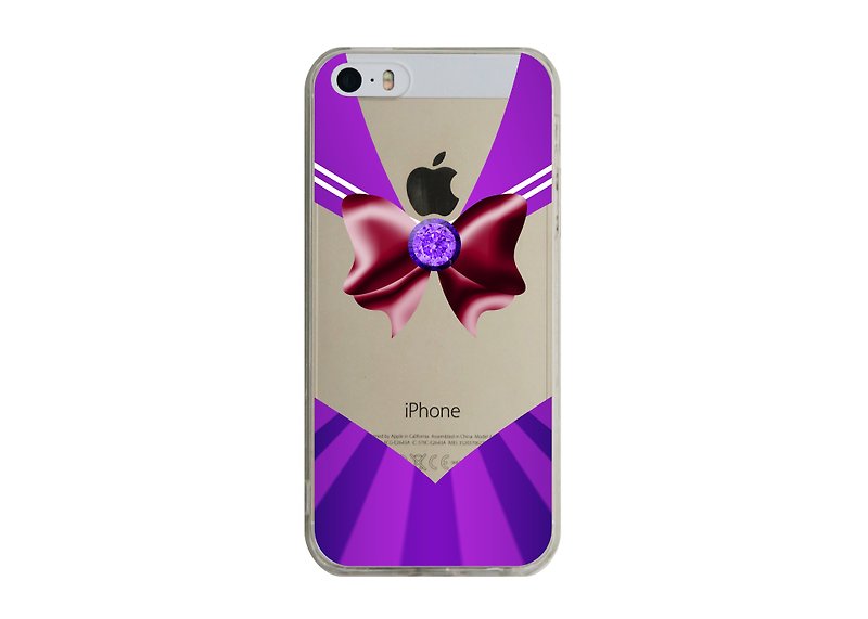Custom purple sailor transparent Samsung S5 S6 S7 note4 note5 iPhone 5 5s 6 6s 6 plus 7 7 plus ASUS HTC m9 Sony LG g4 g5 v10 phone shell mobile phone sets phone shell phonecase - เคส/ซองมือถือ - พลาสติก สีม่วง