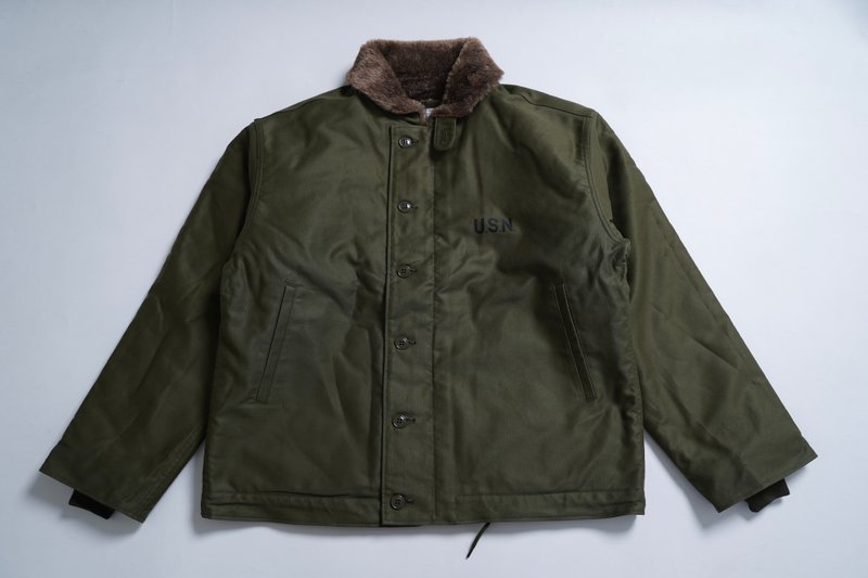 照舊古著 Houston Japan US Navy N-1 Deck Jacket 全兩色 - 男裝外套/大衣 - 棉．麻 多色