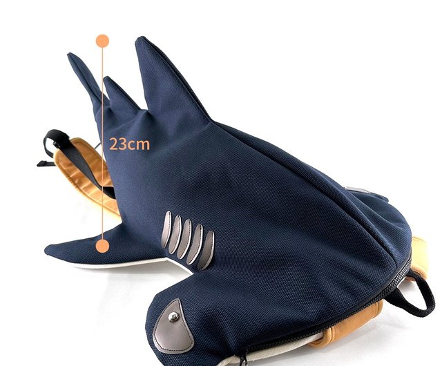 Design No.HS117a - 【Midnight Blue】Hammerhead Shark Backpacks#XL