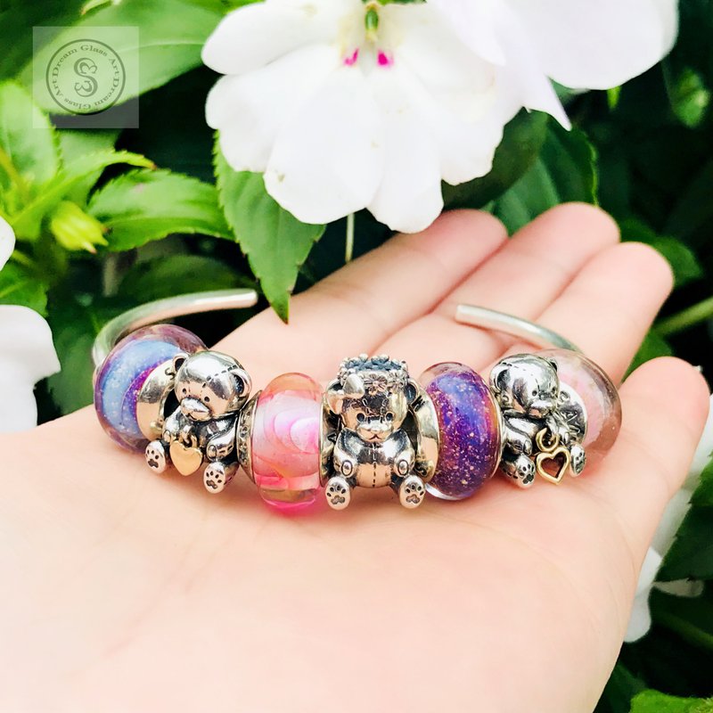 Ma Lei Bear Constellation Bear SBB-180167 - Virgin - สร้อยข้อมือ - โลหะ สีเงิน