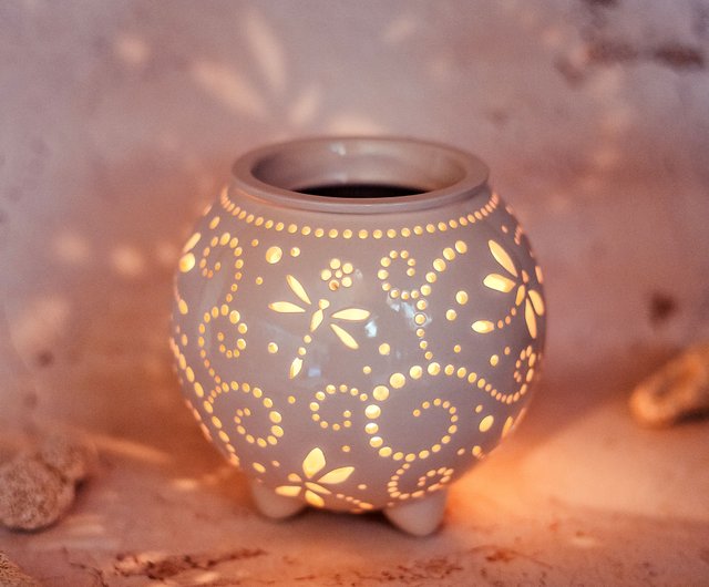 Luxury Ceramic Wax / Oil Burner Wax Burner Wax Melt Warmer, Candle