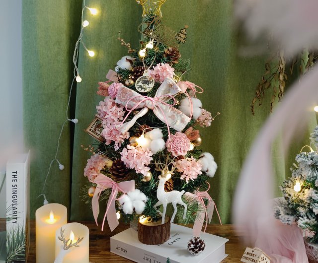 ハンドメイド❣️クリスマスアレンジ❣️ツリー、ケーキプリザーブド