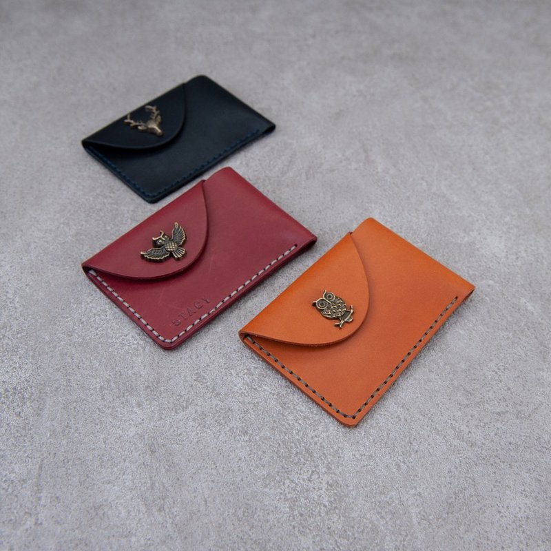 Business Card Holder Leather Case Card Holder Taichung Course Opera House Store - Leather Goods - Genuine Leather 