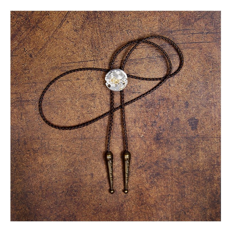 蒸汽朋克 steampunk 美國西部 復古牛仔 bolo 波洛領帶 - 項鍊 - 其他材質 銀色