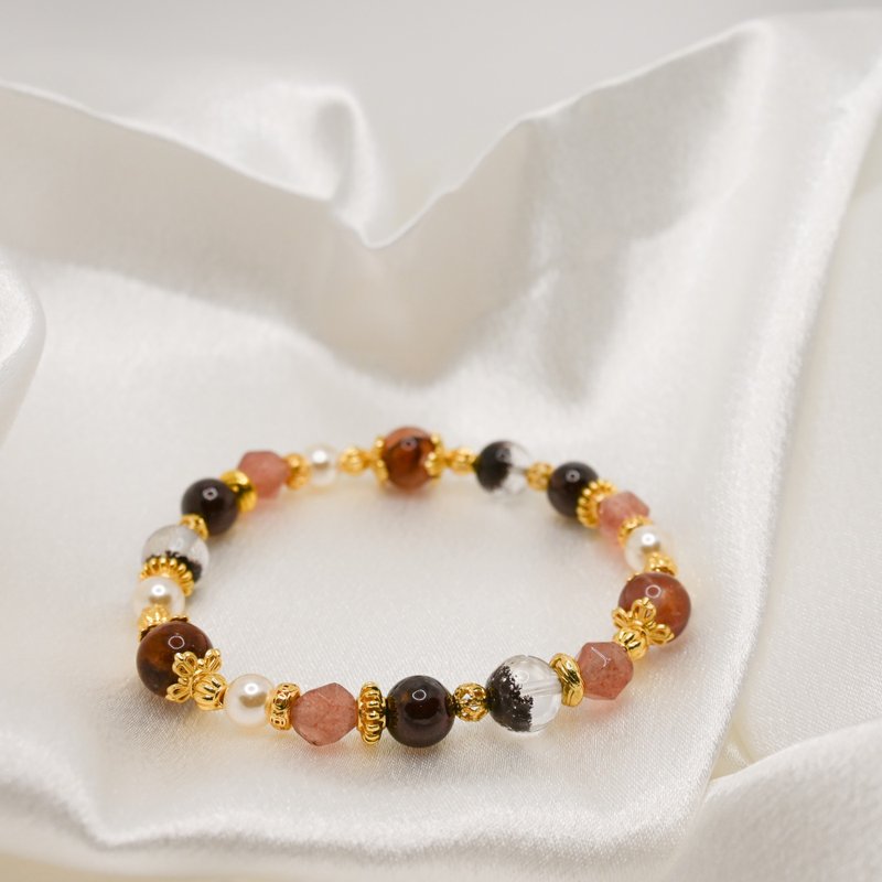 瑰映心語・晶石手鍊 - 手鍊/手環 - 半寶石 