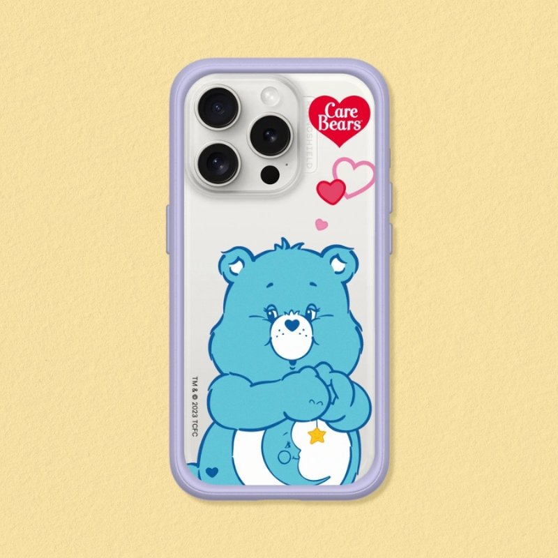 Mod NX邊框背蓋手機殼∣Care Bears/Bedtime Bear for iPhone - 手機殼/手機套 - 塑膠 多色