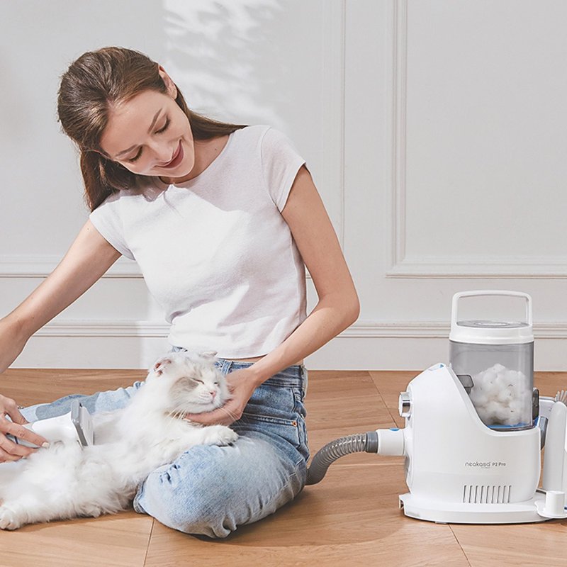 【MPETS】neakasa pet professional all-round grooming vacuum cleaner set - Other - Other Materials White