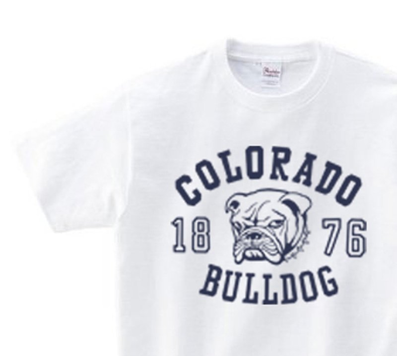 Colorado Bulldog WM-WL•S-XL T-shirt [Made to order] - Unisex Hoodies & T-Shirts - Cotton & Hemp White