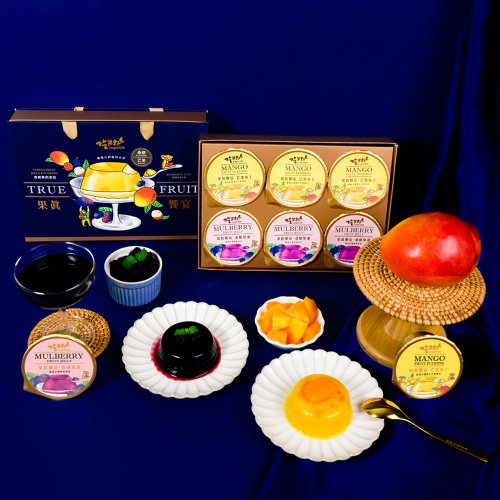 ゼリーとプリン 食べるフルーツの種】フルーティなごちそうゼリープリン 6個入