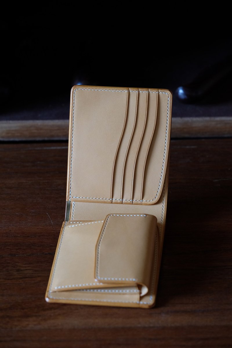 Mildy Hands - SW02COIN - Short clip Horween shell cordovan - Wallets - Genuine Leather Green