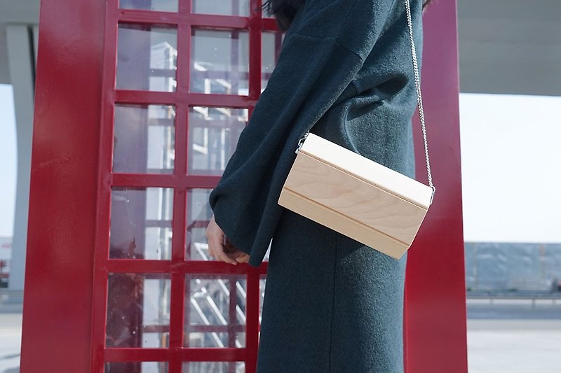 Vatican FANJI original handmade female handbag, handbag, handmade wooden bag sch - Messenger Bags & Sling Bags - Wood 