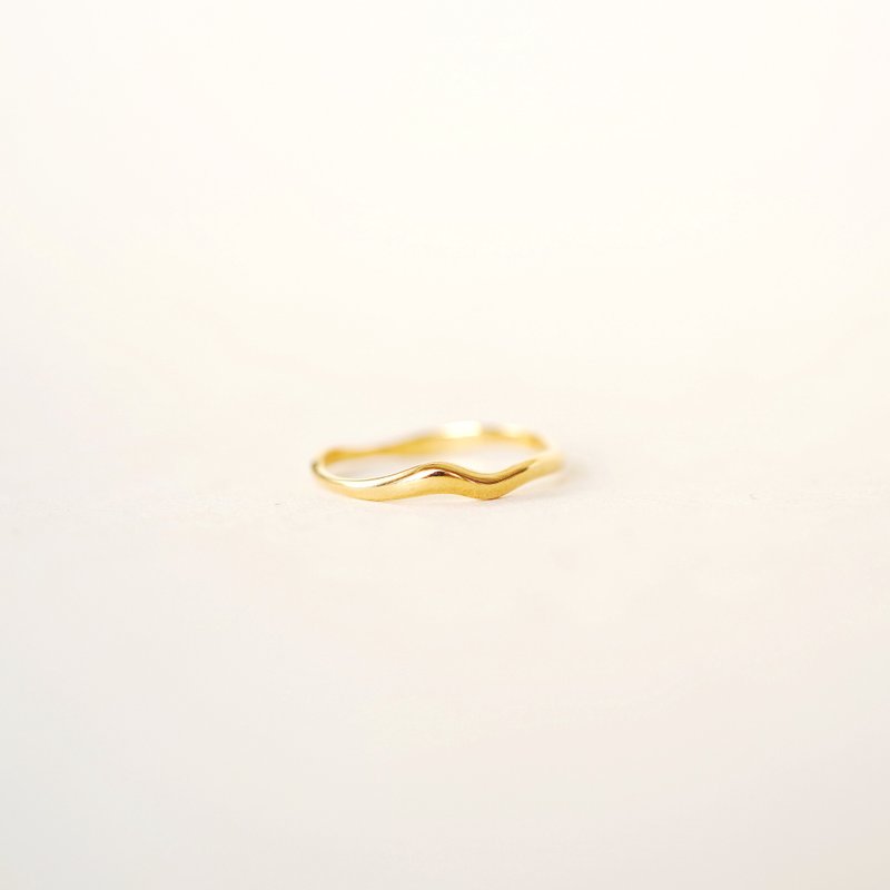 SV925 Wave Ring - แหวนทั่วไป - โลหะ สีทอง