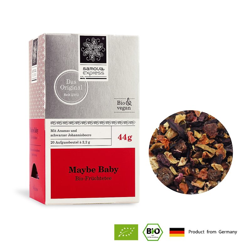 Maybe baby / Organic Fruits Tea / Express / 20 teabags - ชา - พืช/ดอกไม้ สีแดง