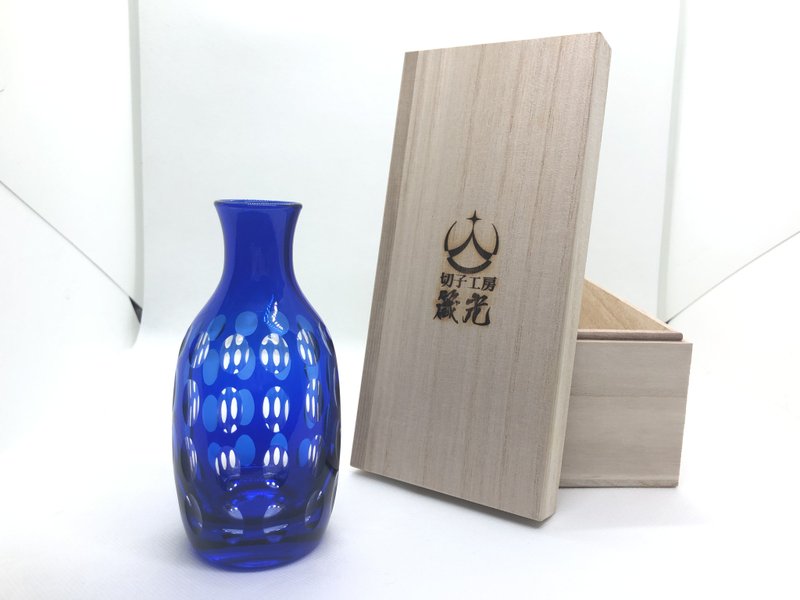 徳利・オーバル - 酒杯/酒器 - 玻璃 藍色