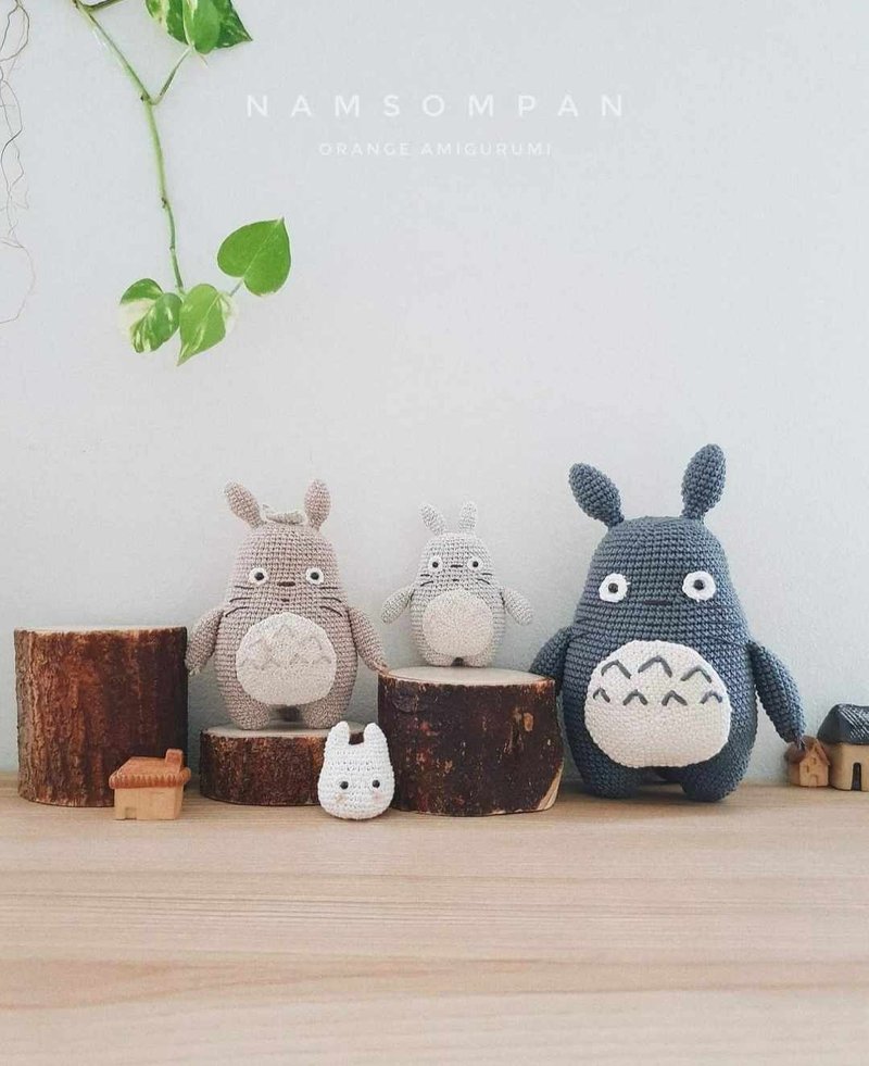 Digital Download - PDF | Crochet amigurumi Pattern Totoro  | Thai / English - 其他數位商品 - 其他材質 