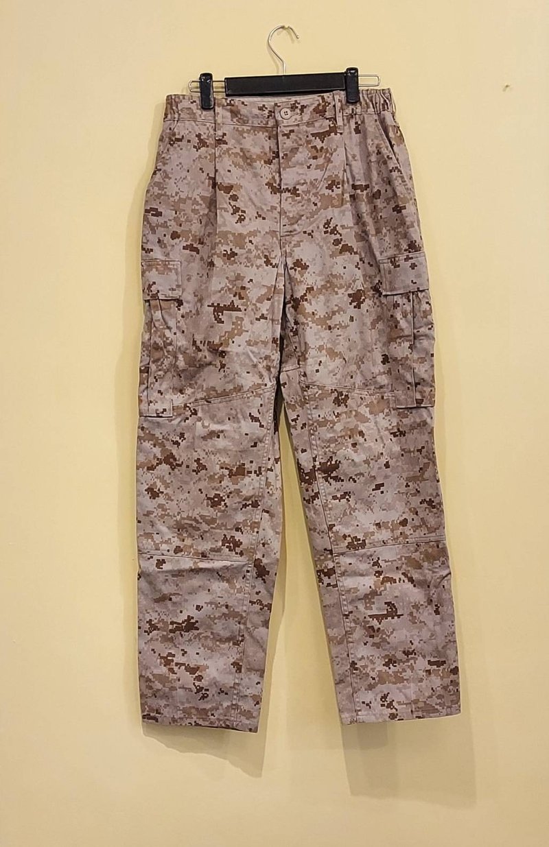 USMC Marine Corps Tear-Resistant Digital Desert Camouflage Field Military Trousers Type A - กางเกงขายาว - ผ้าฝ้าย/ผ้าลินิน สีกากี