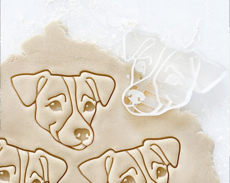Jack Russell Terrier Cookie Cutter, Dog Portrait cutter, 3D printed - 其他 - 塑膠 
