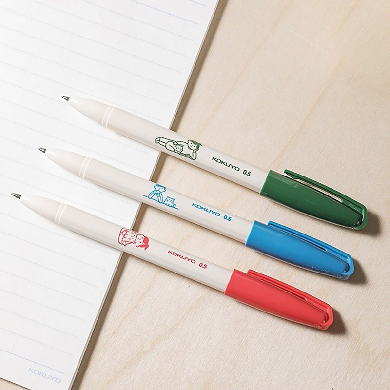 KOKUYO Noritake joint III gel pen 0.5mm black ink (three colors available) - Ballpoint & Gel Pens - Other Metals Multicolor
