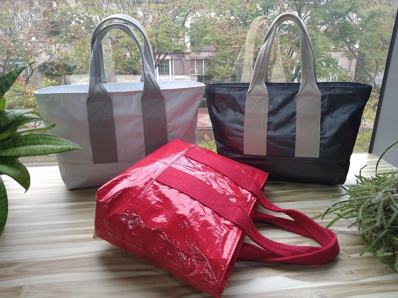 環保杜邦 Tyvek材料 經典款 極簡設計 小托特包 防水,透氣,超輕 - 手提包/手提袋 - 環保材質 