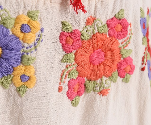 vintage 刺繍ワンピース　アフガン　メキシコ