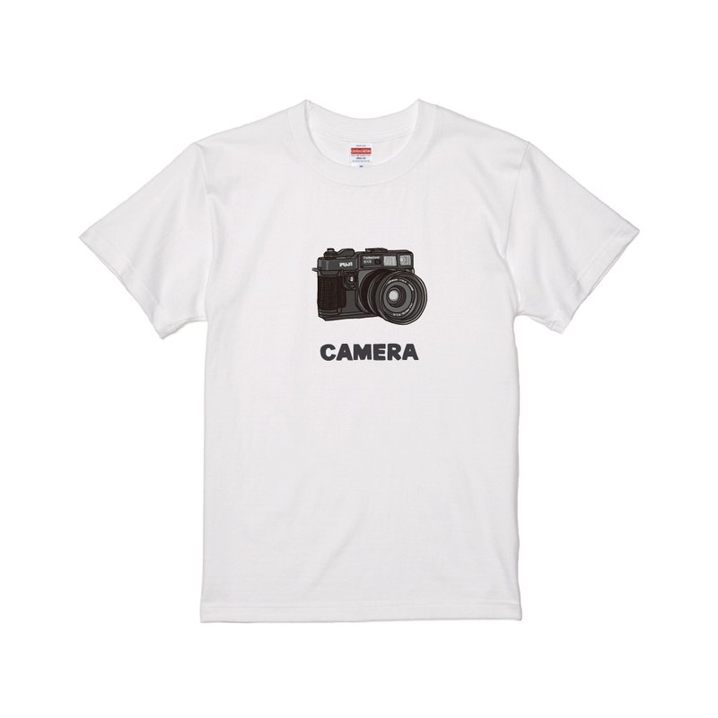 中判相機 T-shirt | Camera Collection | 6X9 |イラスト| A021 - 男 T 恤 - 棉．麻 多色