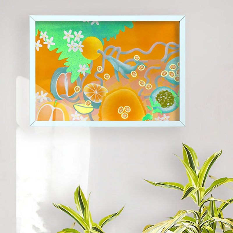 【Dining Table Series-Orange Blossom Sparkling Water】 - Posters - Paper Orange