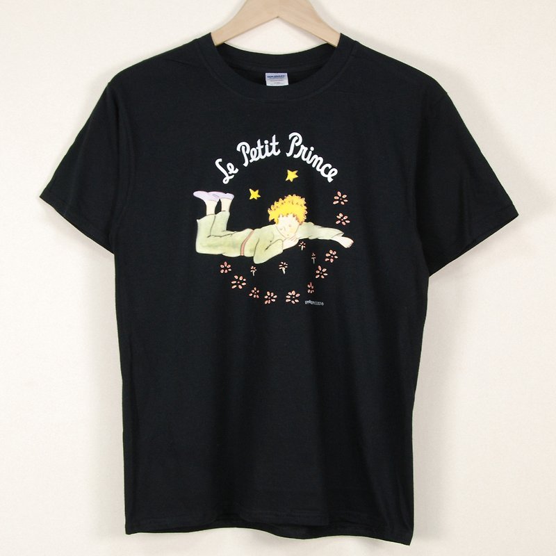 Little Prince Classic Edition Authorization - T-shirt: [crying little prince] children's short-sleeved T-shirt, AA08 - อื่นๆ - ผ้าฝ้าย/ผ้าลินิน สีเขียว