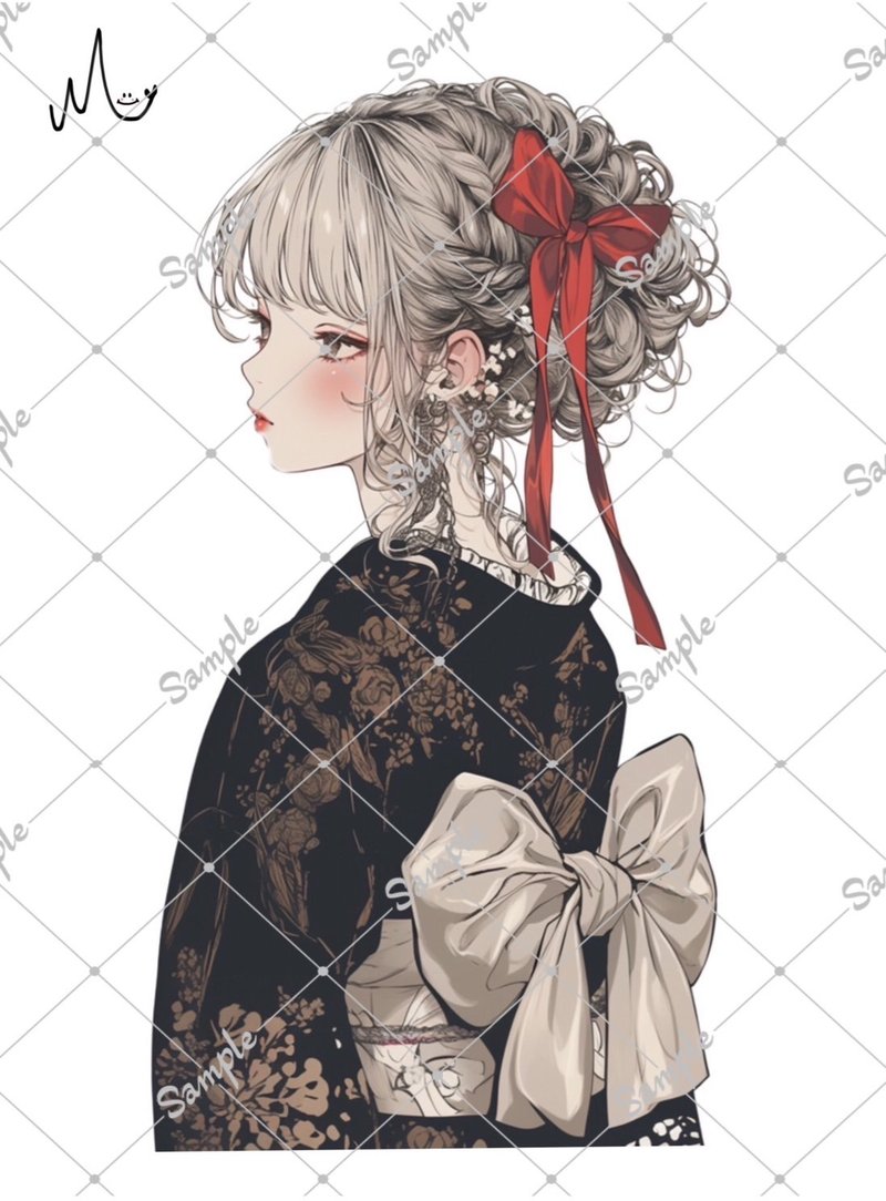 オリジナル人物ステッカー - 貼紙 - 紙 