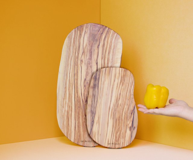 オリーブの木　まな板　2点セット 2点セット - オリジナル天然オリーブの木のまな板 - 料理 - 盛り付け