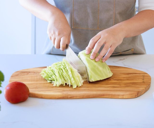 2点セット - オリジナル天然オリーブの木のまな板 - 料理 - 盛り付け