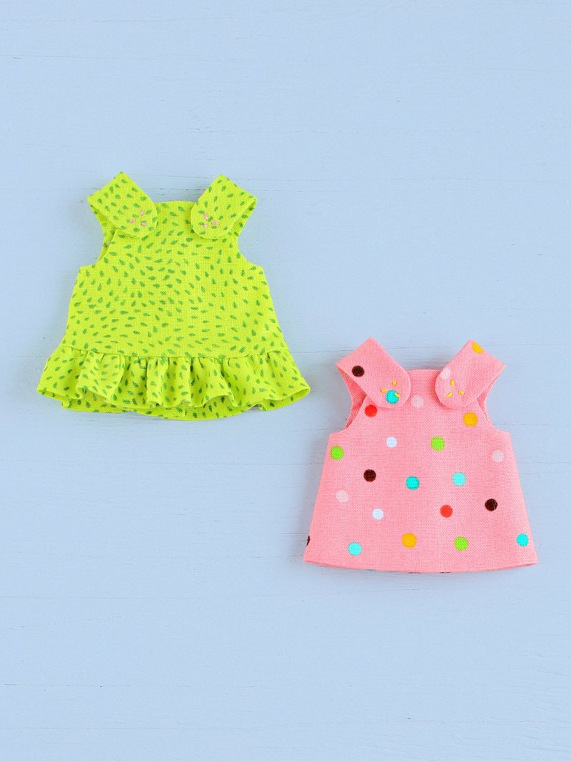 PDF Sundresses for Mini Dolls Sewing Pattern - 手工藝教學/工具書 - 其他材質 