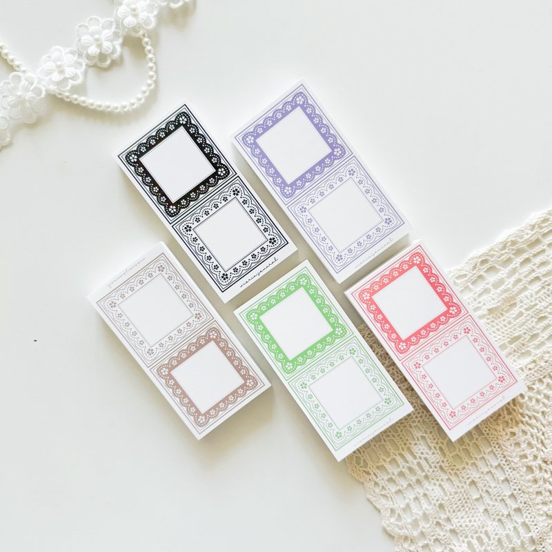 Cherry blossom frame scrapbook notepads paper - 便條紙/便利貼 - 紙 