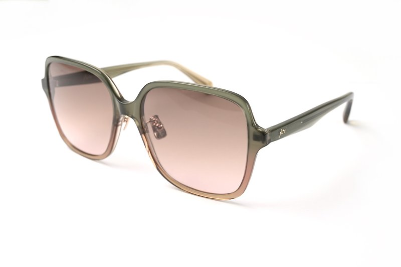FITU | Joyce - Green Pink | Ultralight Acetate Sunglasses