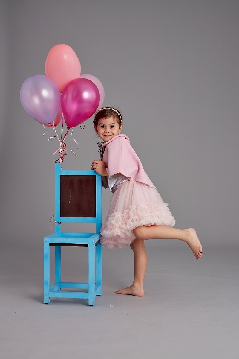 Goody Bag福袋-Mila澎裙及費加洛的婚禮服組 - 童裝裙 - 聚酯纖維 粉紅色