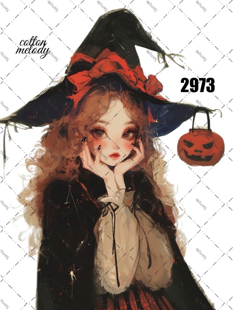 original sticker no.2973 人物ステッカー オリジナルステッカー オリジナル人物ステッカー 装飾ステッカー cotton melody - 貼紙 - 紙 