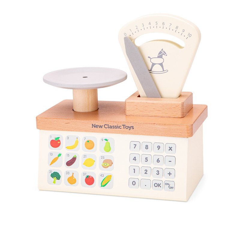 【荷蘭New Classic Toys】認知學習超市蘋果秤-10661 - 寶寶/兒童玩具/玩偶 - 木頭 