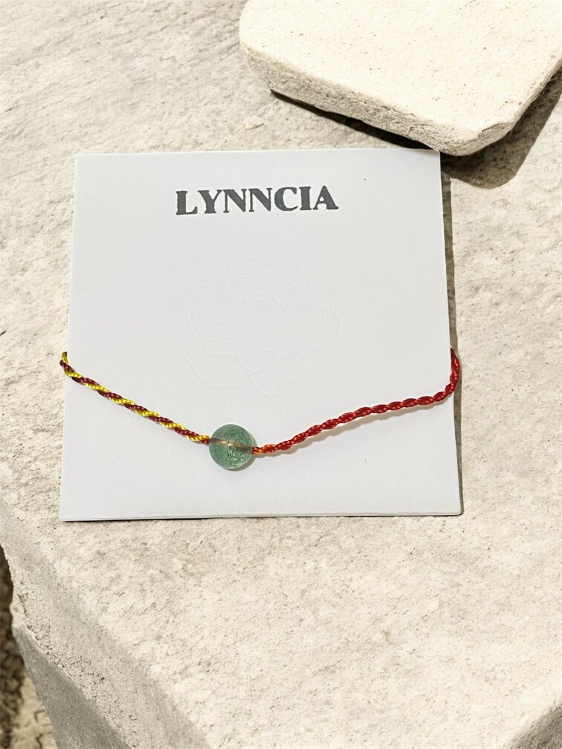 綠草莓晶手繩 - 手鍊/手環 - 水晶 綠色